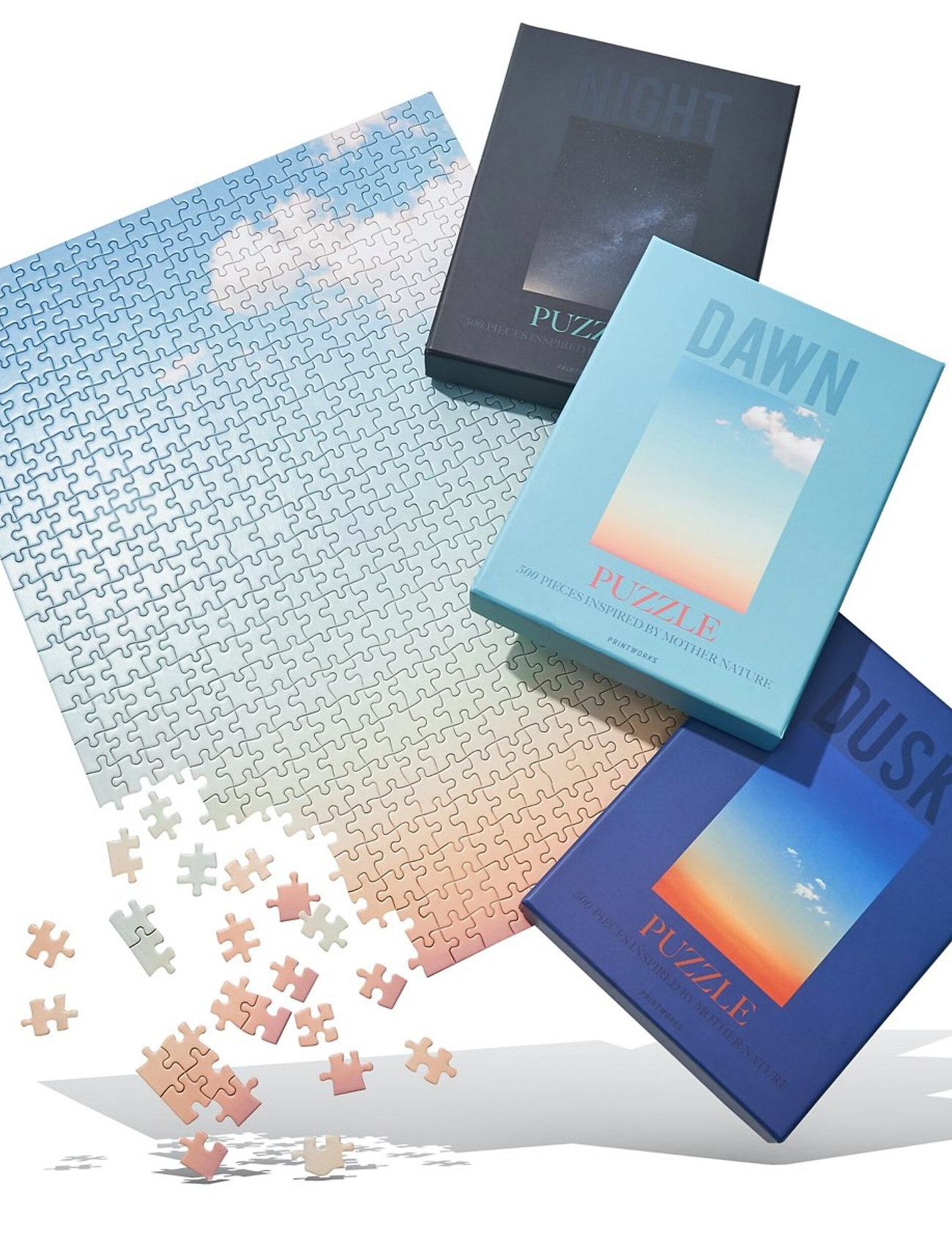 PRINTWORKS - Puzzle - Dusk - blue - 3