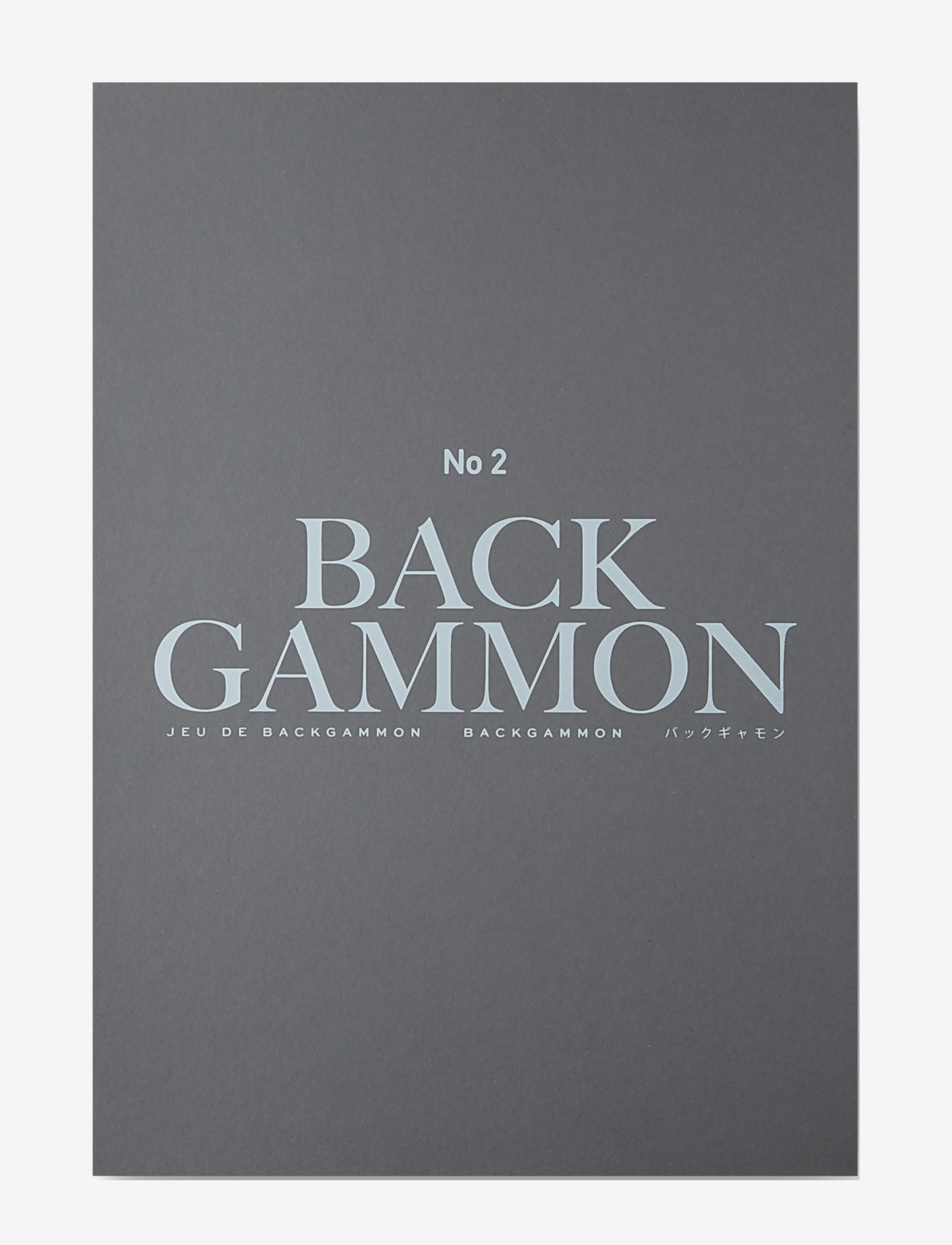 PRINTWORKS - Classic - Backgammon - najniższe ceny - grey - 0