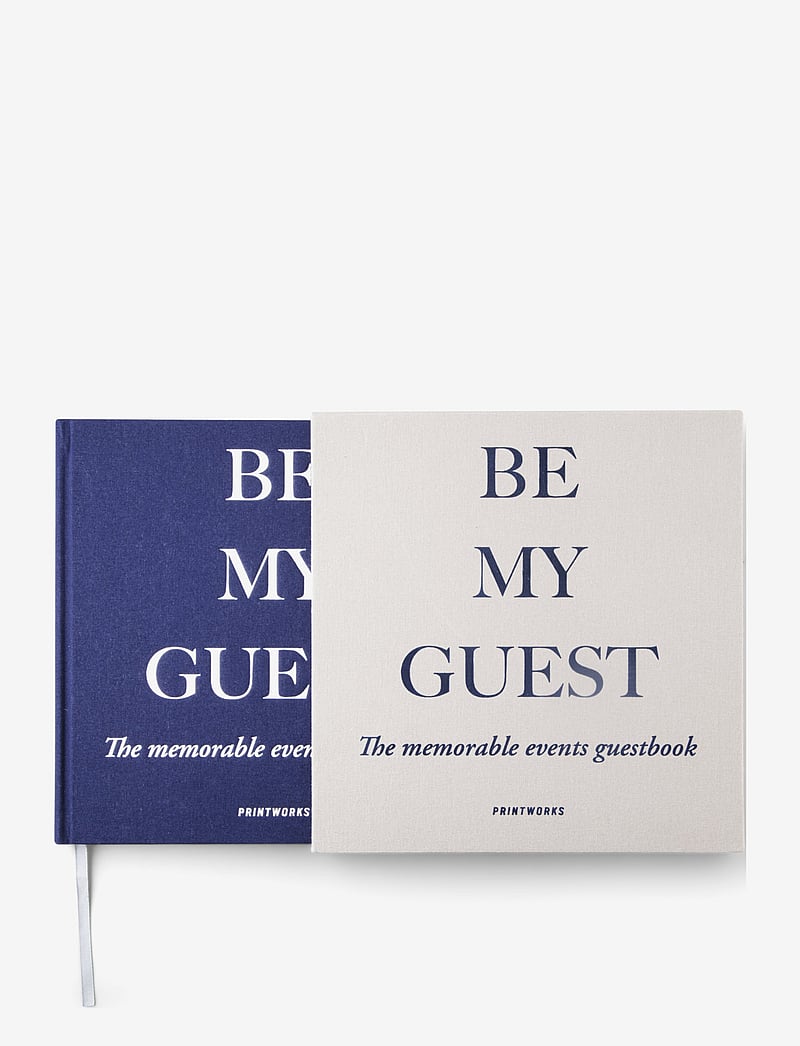 PRINTWORKS - Guest Book - kalendrid ja märkmikud - grey/navy - 0