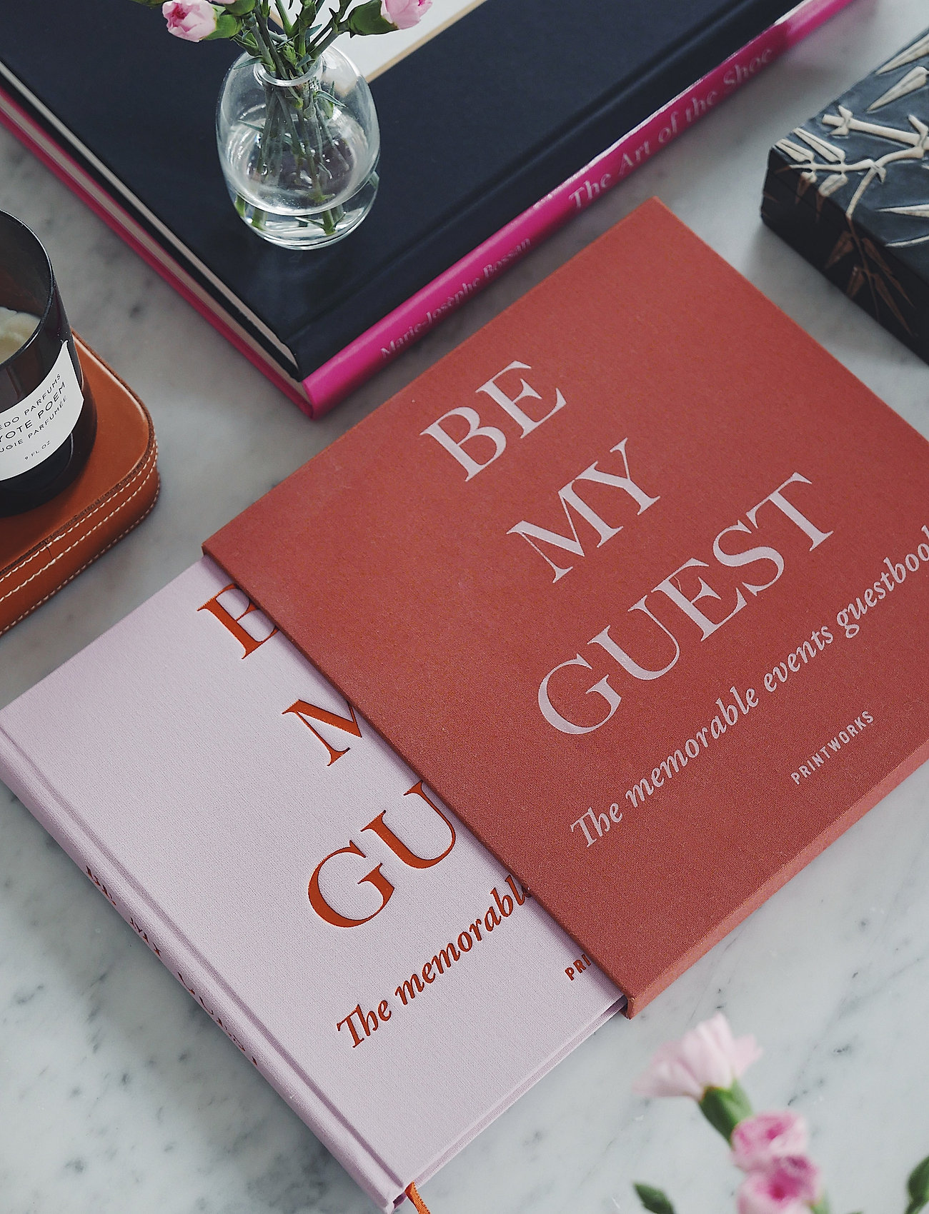 PRINTWORKS - Guest Book - calendars & notebooks - rust/pink - 1
