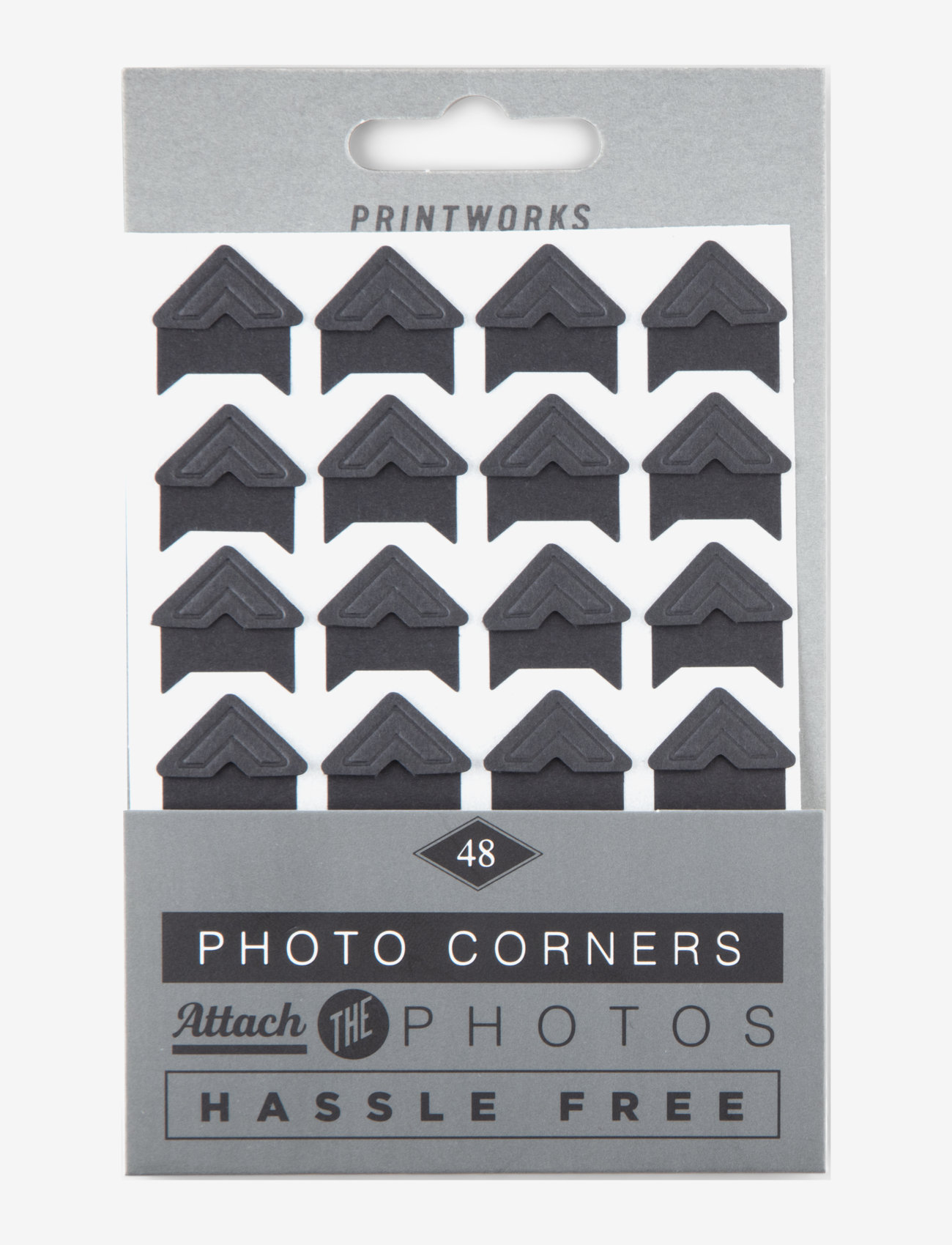 PRINTWORKS - Photo Album - Photo corners - alhaisimmat hinnat - grey - 0