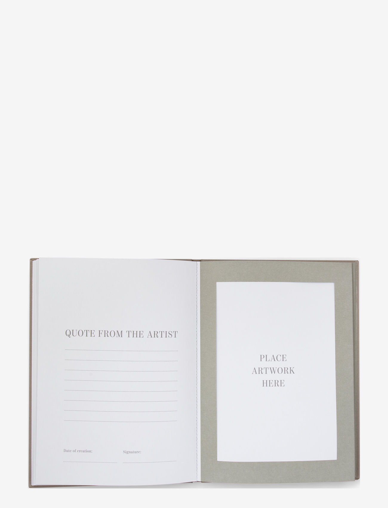 PRINTWORKS - Frame book - Great Art, Grey - køb efter pris - grey - 2