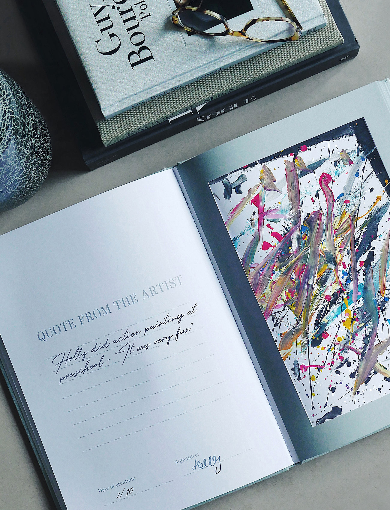 PRINTWORKS - Frame book - Great Art, Grey - sorteren op prijs - grey - 3