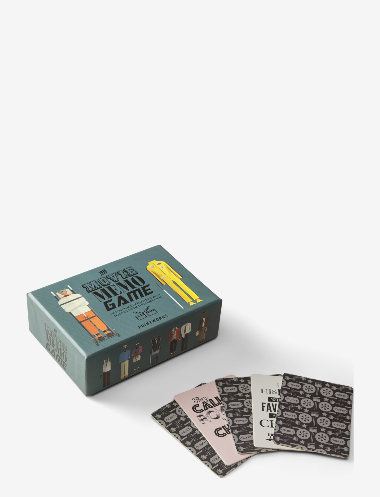 PRINTWORKS - Memo Game - Movie - køb efter pris - multi - 1