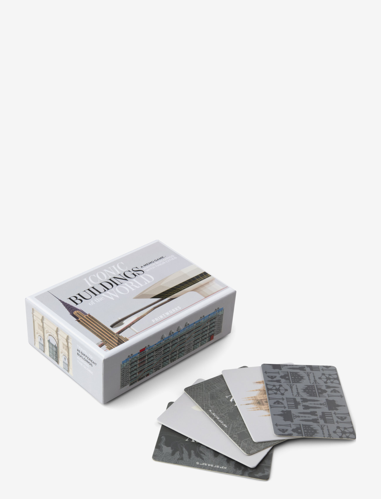 PRINTWORKS - Memo Game - Iconic buildings - köp efter pris - multi - 1