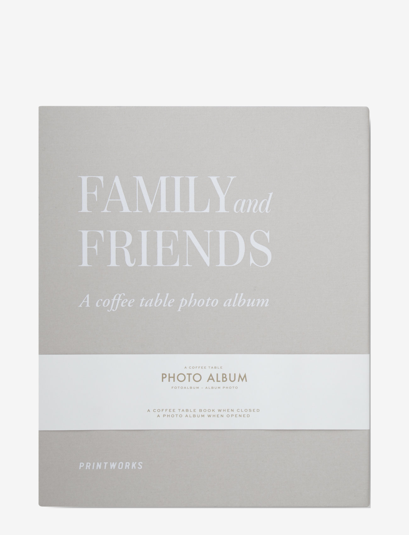 PRINTWORKS - Photo Album - Family and Friends - laagste prijzen - light grey - 0