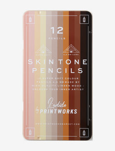 12 Colour pencils - Skin tone, PRINTWORKS