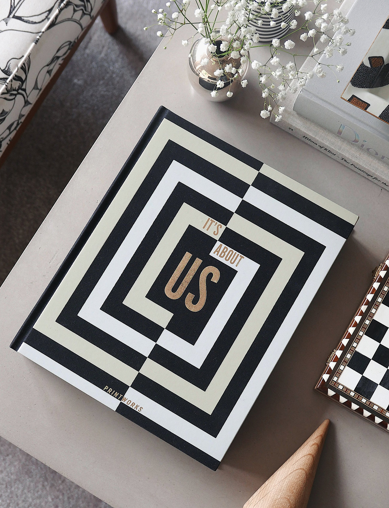 PRINTWORKS Photo Album It's About Us, 27.0X 5.0X 33.0 cm, Decoration, Mehrfarbig/gemustert - Albums, Homeware