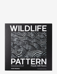 Puzzle - Zebra, Wildlife Pattern, PRINTWORKS