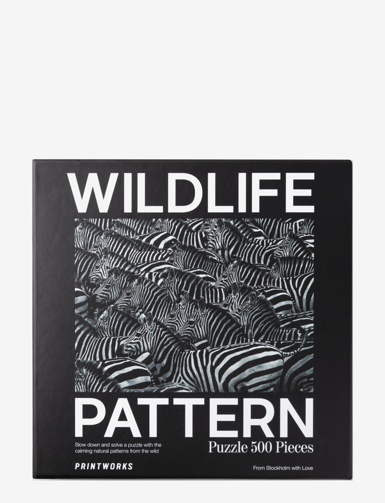 PRINTWORKS - Puzzle - Zebra, Wildlife Pattern - multi - 0