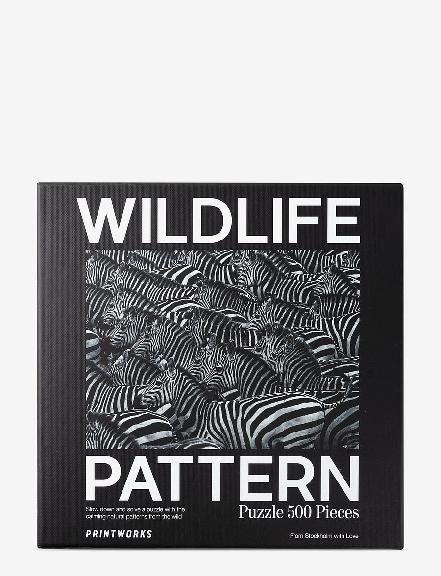 PRINTWORKS - Puzzle - Zebra, Wildlife Pattern - multi - 0