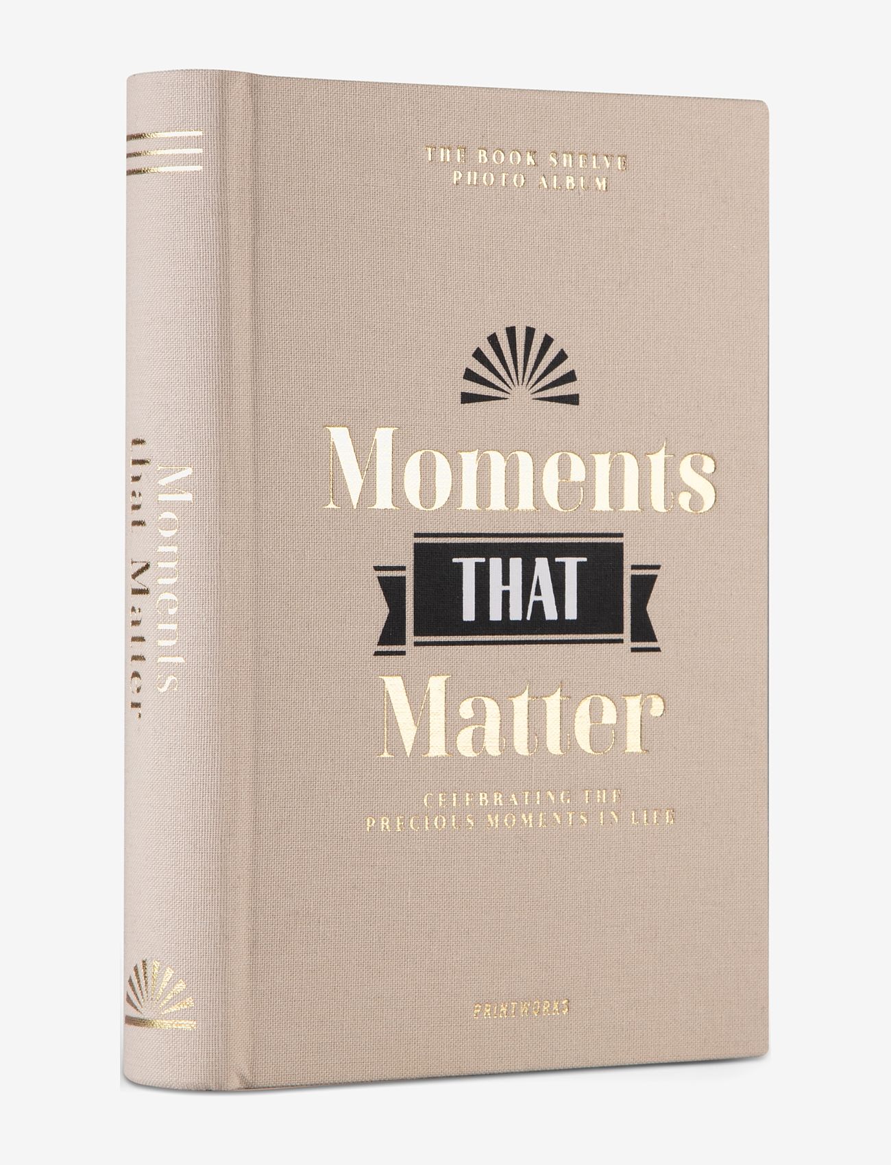 PRINTWORKS - Bookshelf Album - Moments that Matter - mažiausios kainos - sand - 0