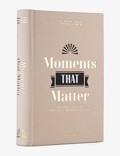PRINTWORKS Bookshelf Album - Moments that Matter - Fotoalbum - SAND / beige