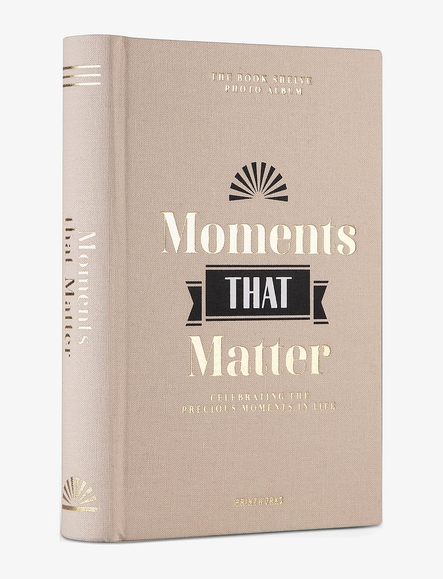 PRINTWORKS - Bookshelf Album - Moments that Matter - sõbrapäeva kingitused - sand - 0