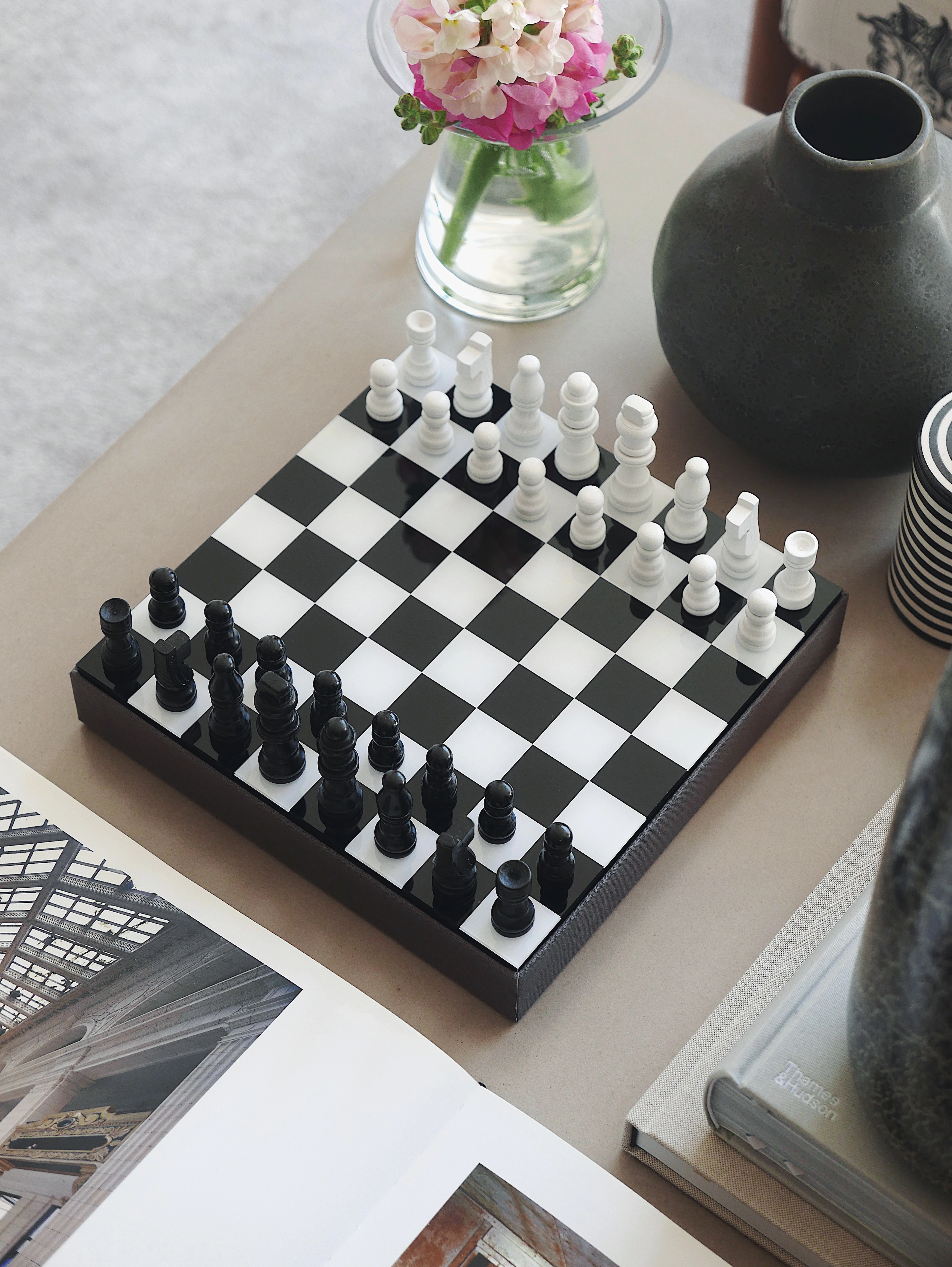 PRINTWORKS Classic Art Of Chess, 25.0X 4.5X 25.0 cm, Puzzles & Games, Schwarz - Homeware