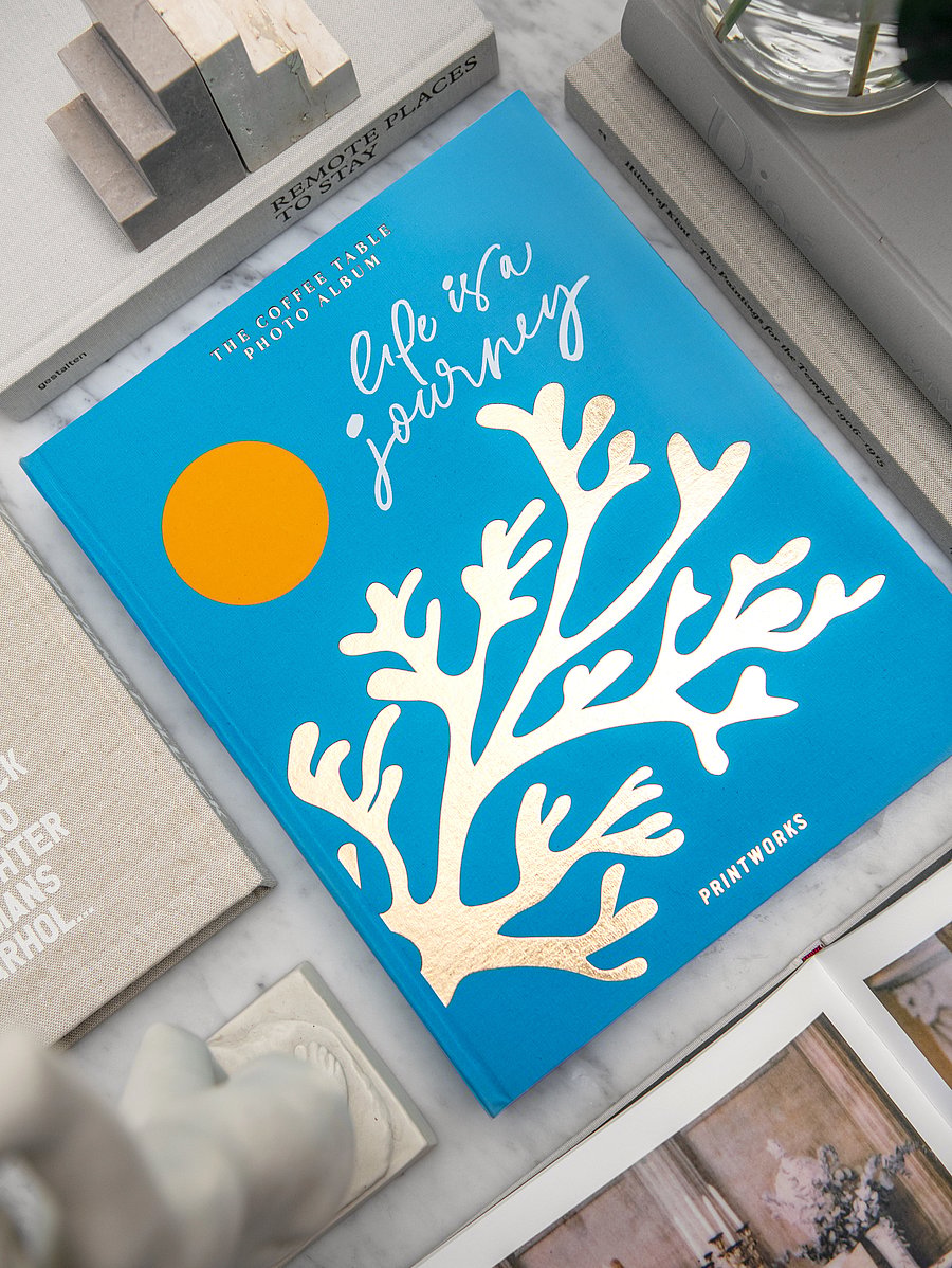 PRINTWORKS - Photo Album - Life is a Journey - fotoalbumid - blue - 0