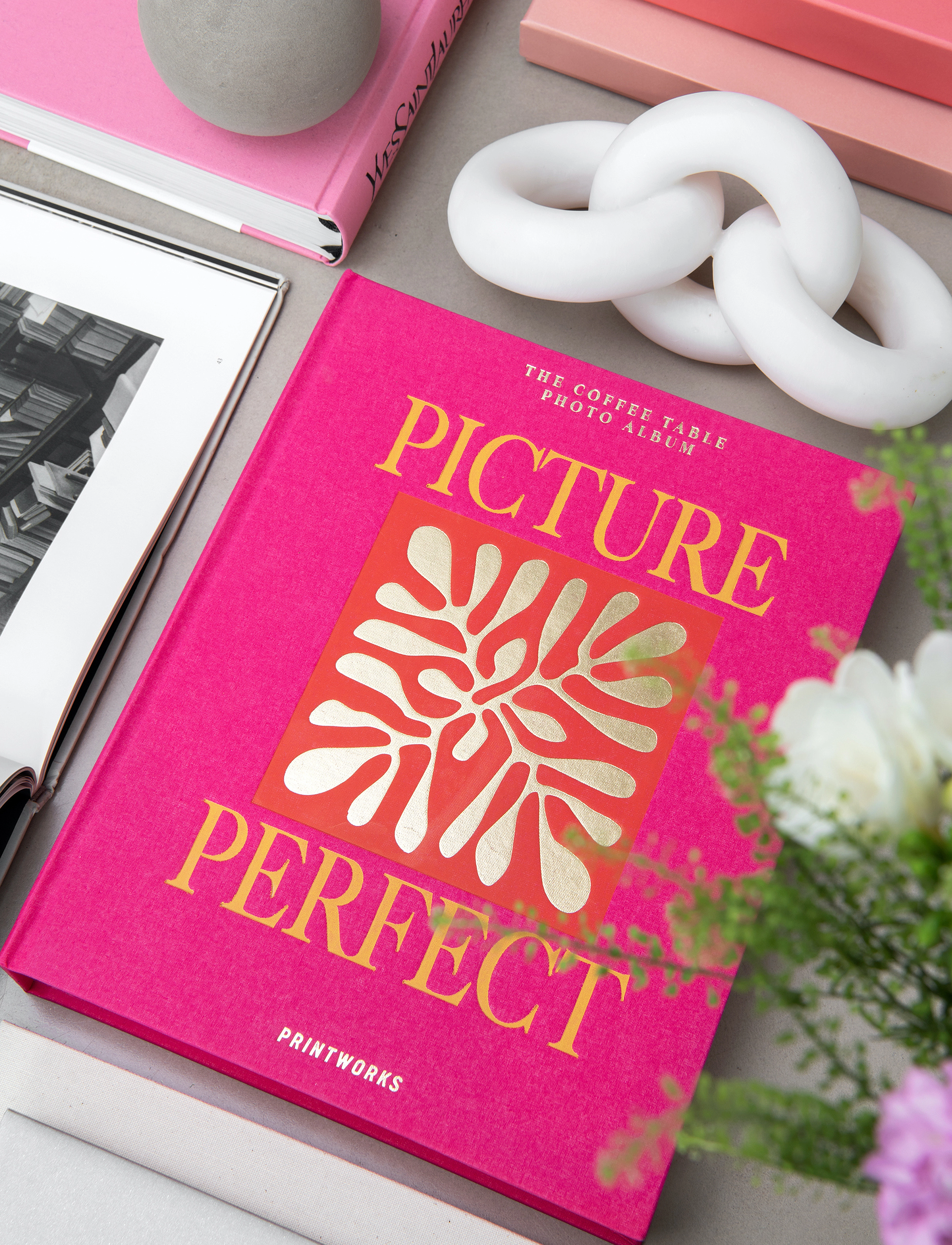 PRINTWORKS Photo Album Picture Perfect, 27.0X 5.0X 33.0 cm, Decoration, Rosa - Albums, Homeware