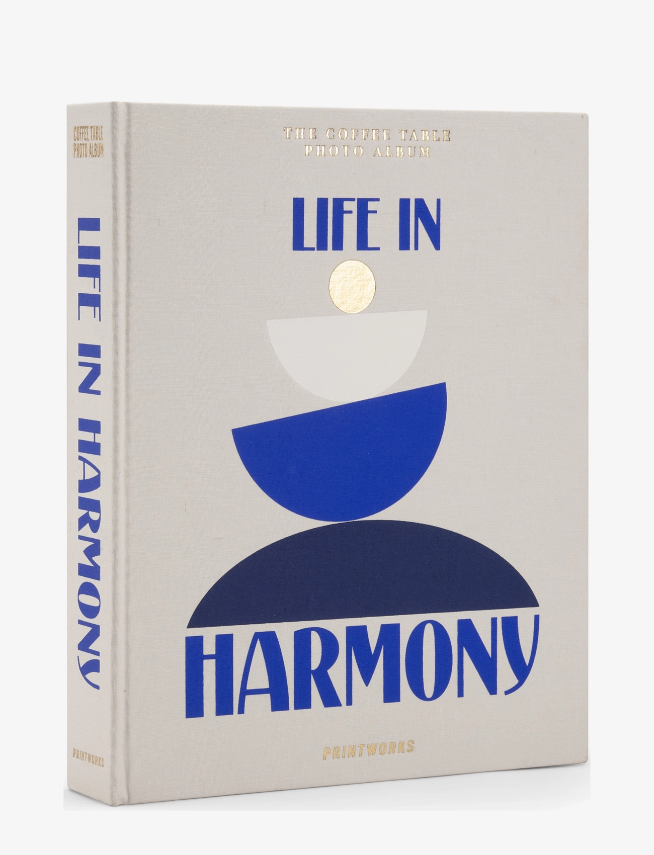 PRINTWORKS Photo Album Life In Harmony, Photo Albums, Hvid, Str: 27.0X 5.0X 33.0CM