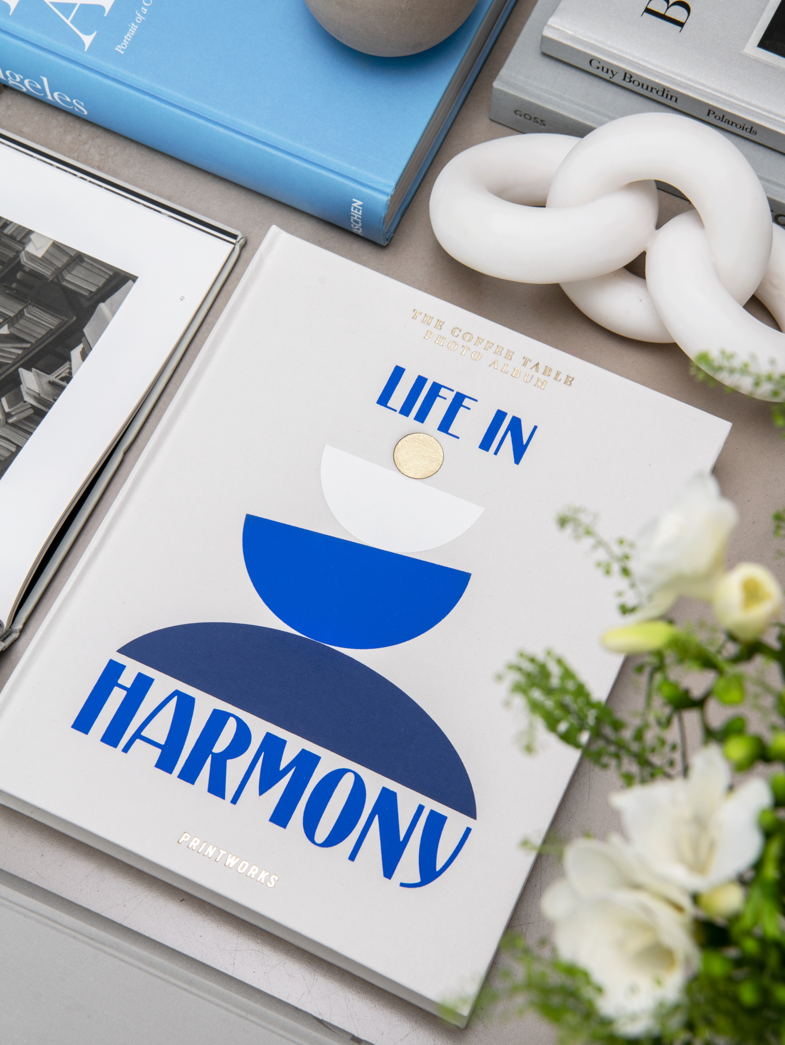 PRINTWORKS Photo Album Life In Harmony, 27.0X 5.0X 33.0 cm, Decoration, Weiß - Albums, Homeware