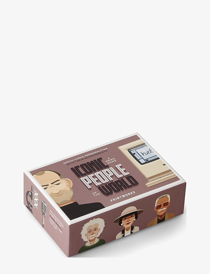 PRINTWORKS - Memo Game - Iconic PeoPle - nach preis einkaufen - mauve - 0