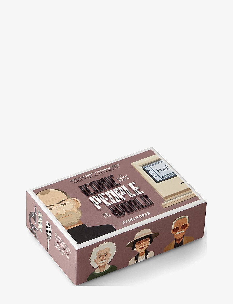 PRINTWORKS - Memo Game - Iconic PeoPle - nach preis einkaufen - mauve - 0