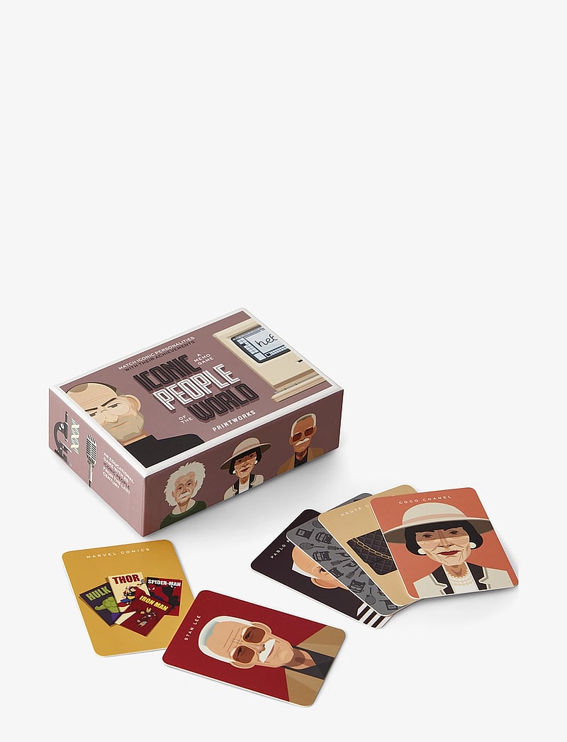 PRINTWORKS - Memo Game - Iconic PeoPle - nach preis einkaufen - mauve - 1