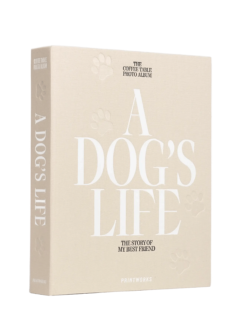 PRINTWORKS - Dog Album - A Dog's Life - raamatud - beige - 1