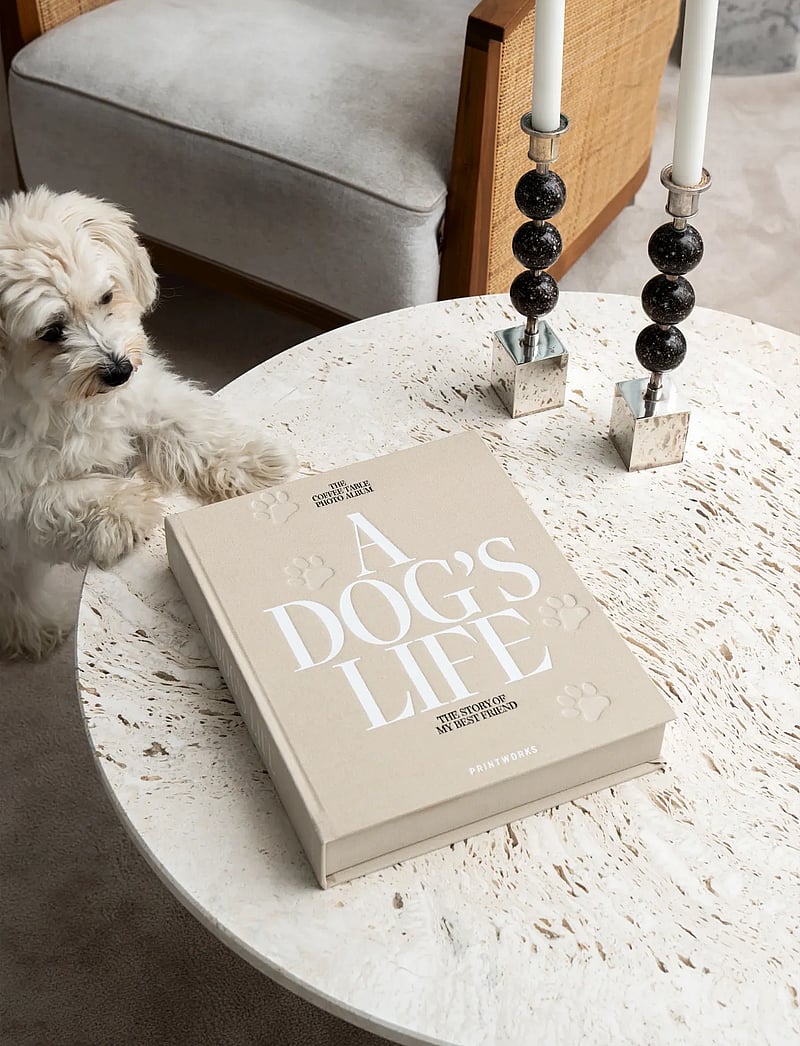 PRINTWORKS - Dog Album - A Dog's Life - raamatud - beige - 0