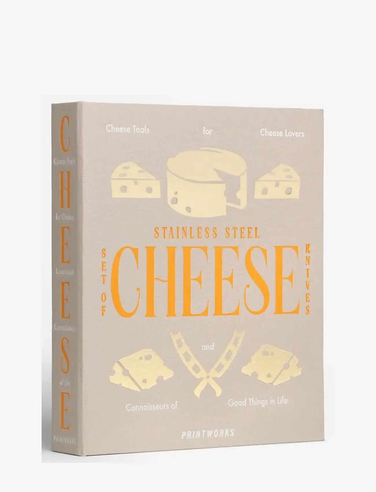PRINTWORKS - The Essentials - Cheese Tools - käsemesser - beige - 1