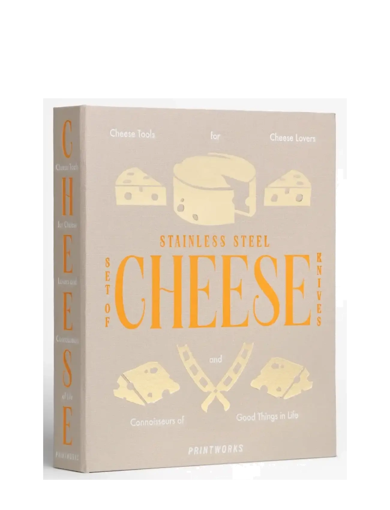 PRINTWORKS The Essentials - Cheese Tools - Ostekniver - BEIGE / beige