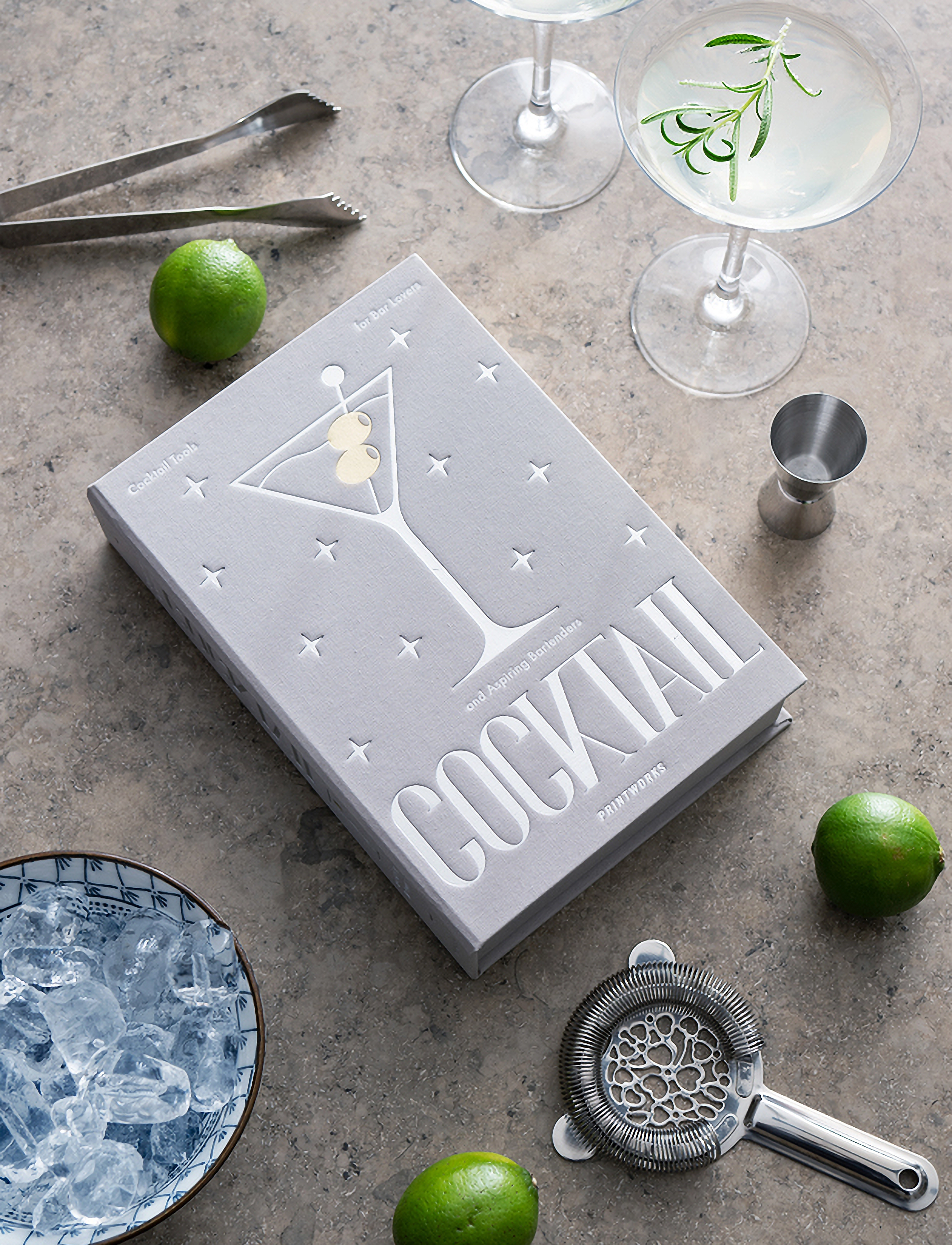 PRINTWORKS The Essentials - Drink Tools, One Size, Grey, Tilbehør Til Drinks Og Barer > Shakere Og Cocktailredskaber, Unisex