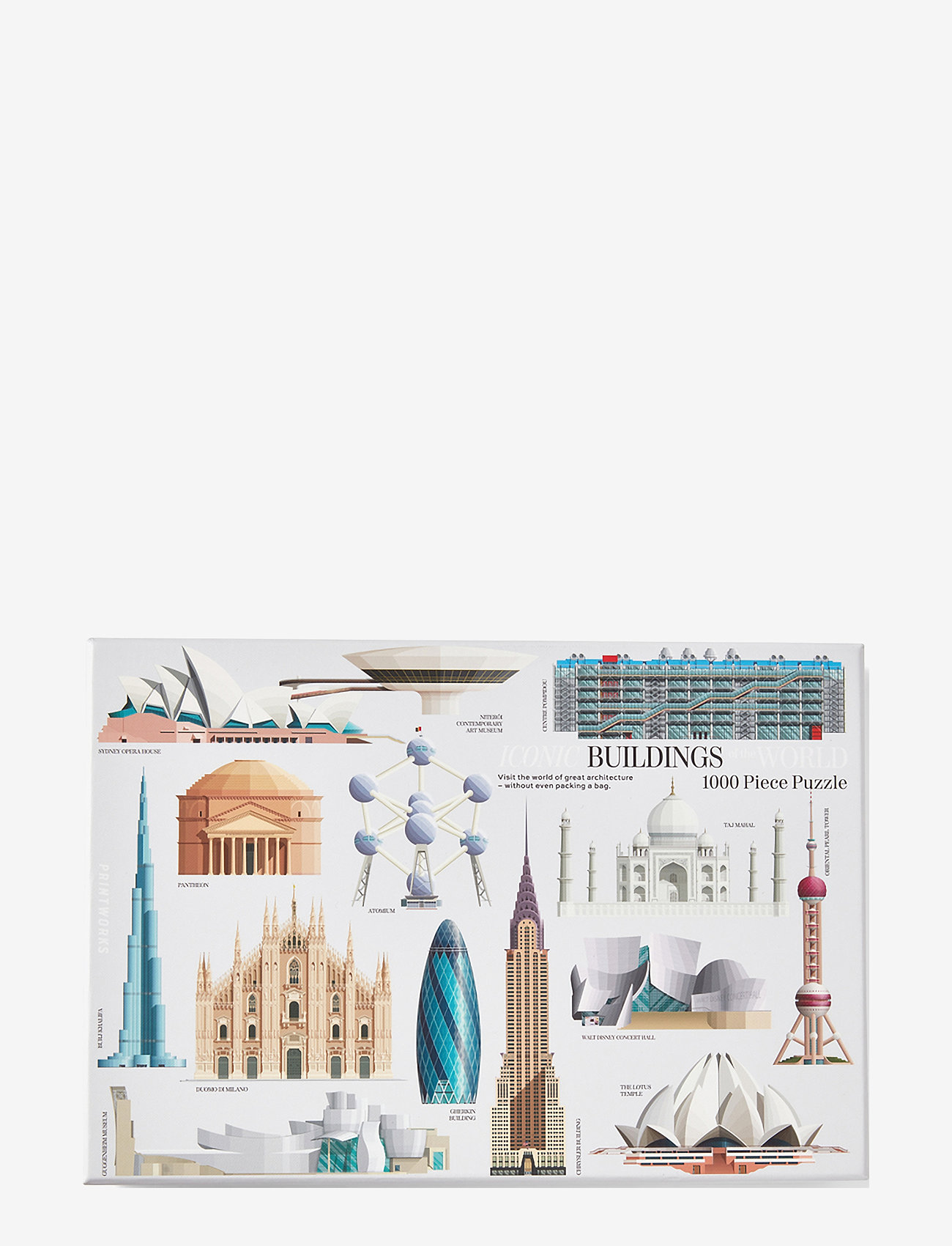 PRINTWORKS - Puzzle - Iconic Buildings - nach preis einkaufen - multi - 0