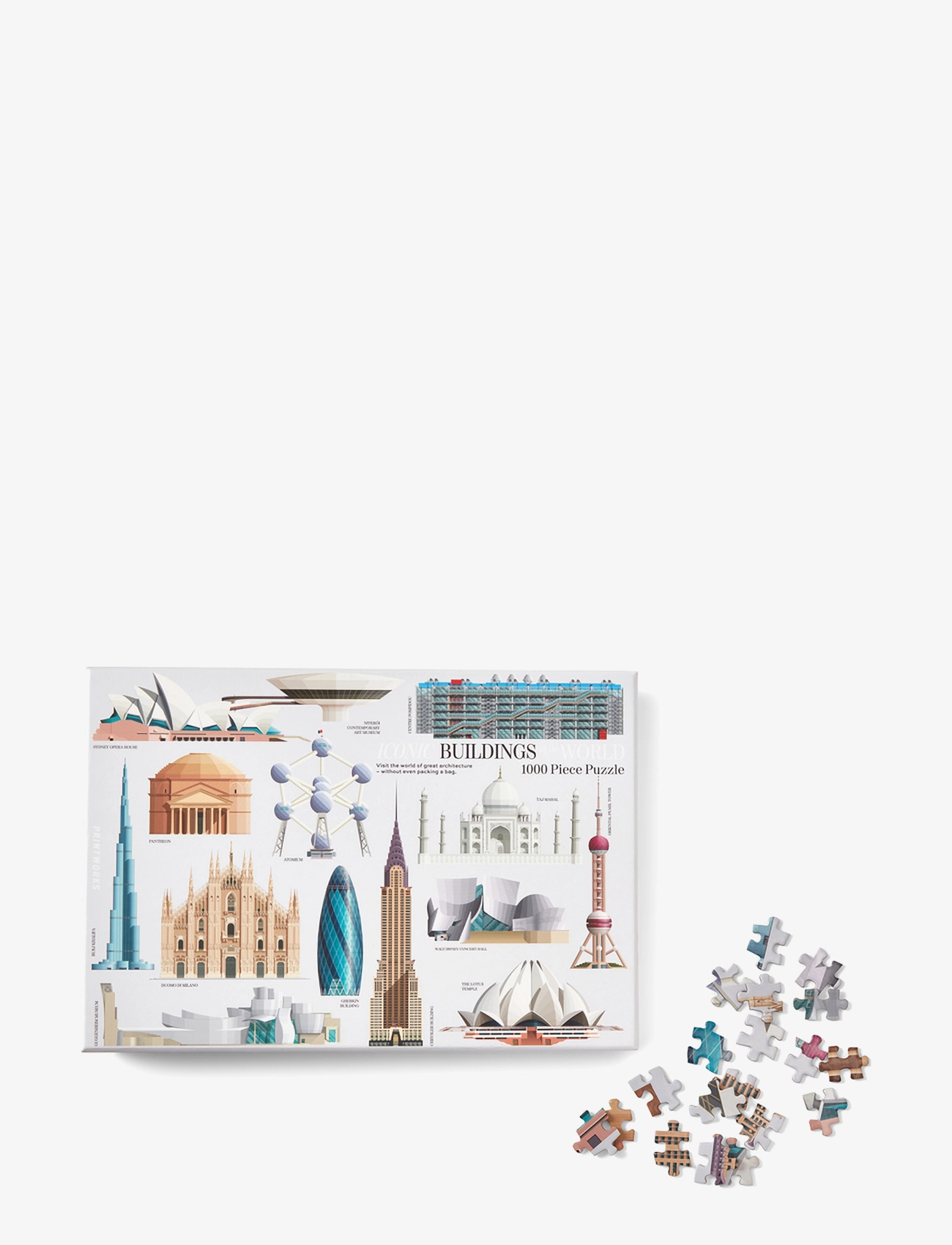 PRINTWORKS - Puzzle - Iconic Buildings - nach preis einkaufen - multi - 1