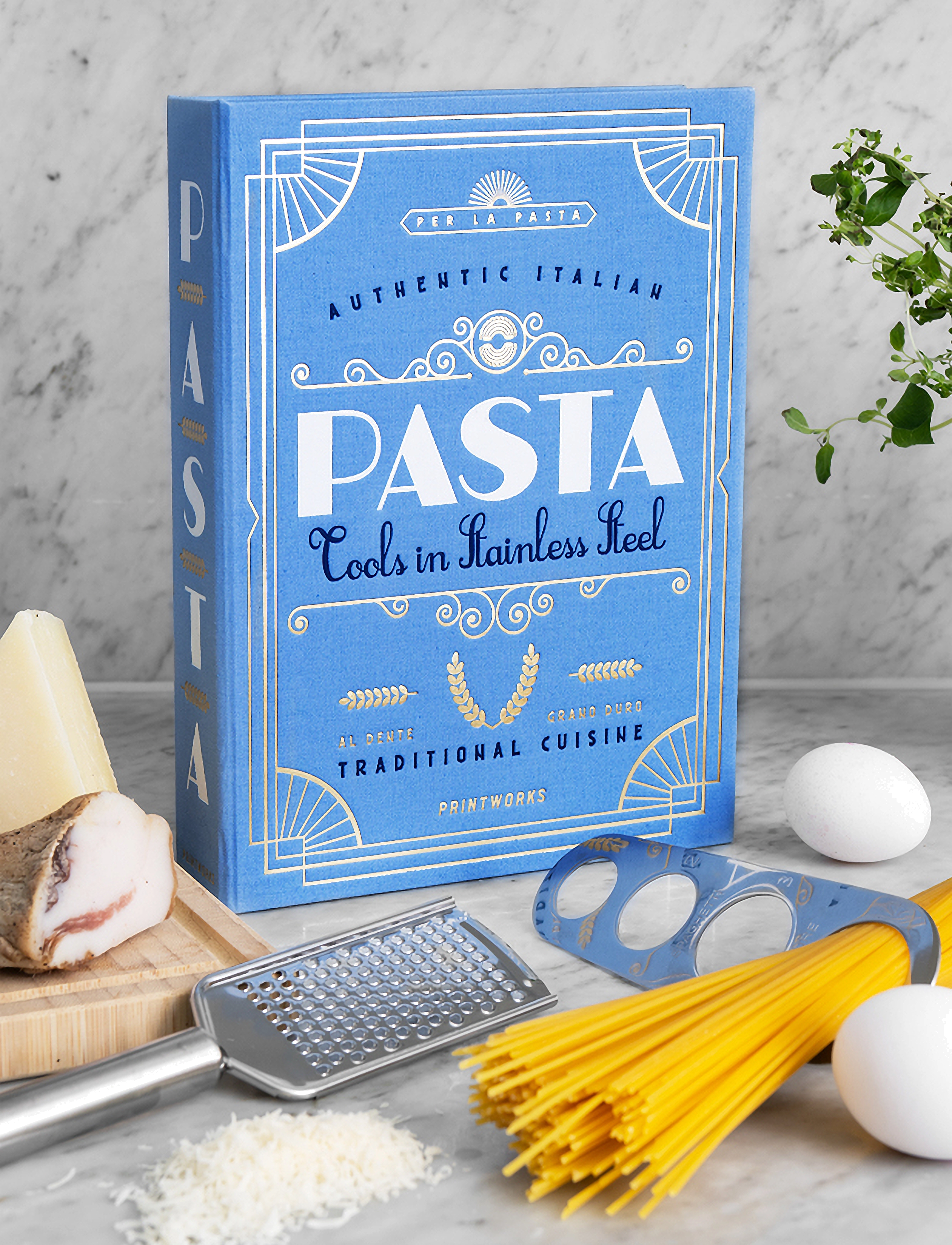 PRINTWORKS The Essentials - Pasta Tools, One Size, Silver, Køkkenudstyr > Pastamaskiner Og Tilbehør, Unisex