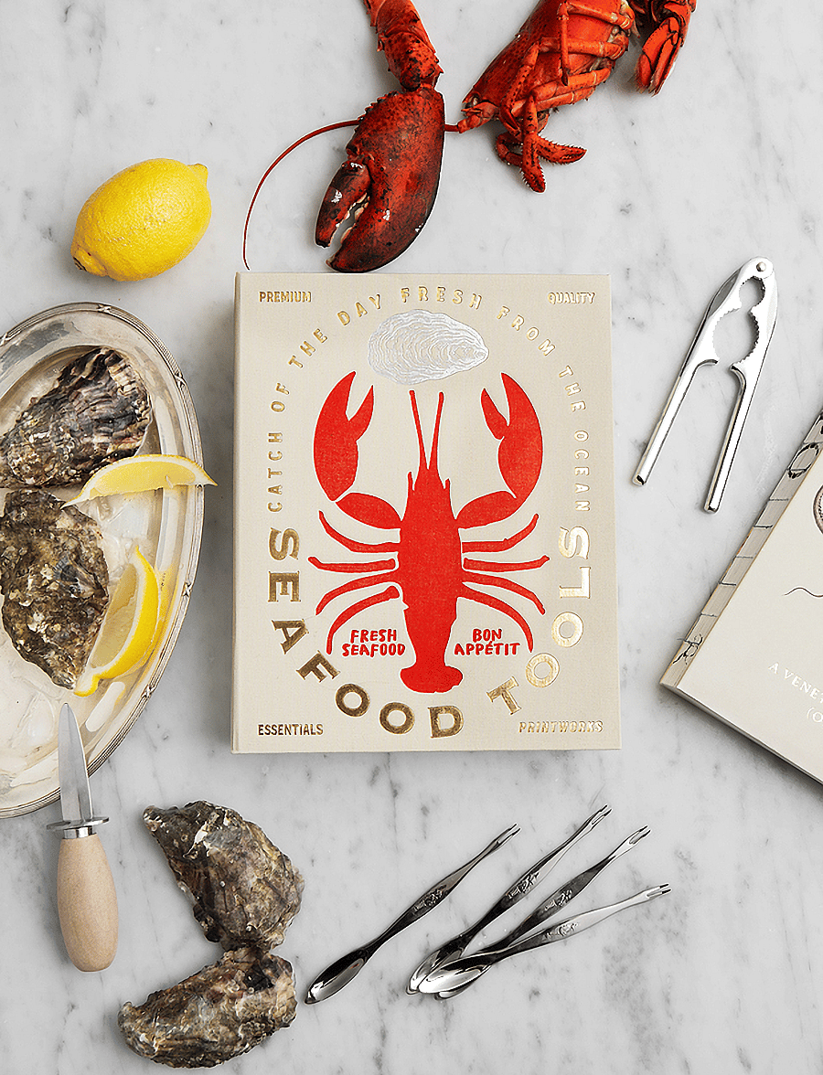 PRINTWORKS - The Essentials - Seafood Tools - nach preis einkaufen - beige/red - 0