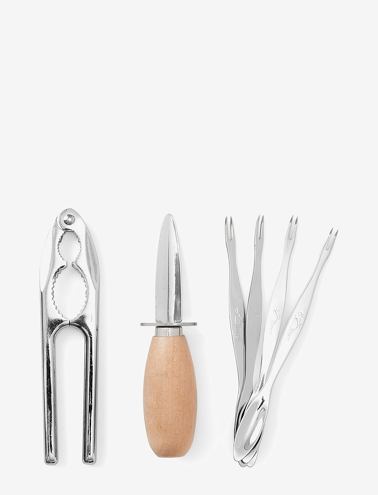 PRINTWORKS - The Essentials - Seafood Tools 7 pcs set - beige/red - 4