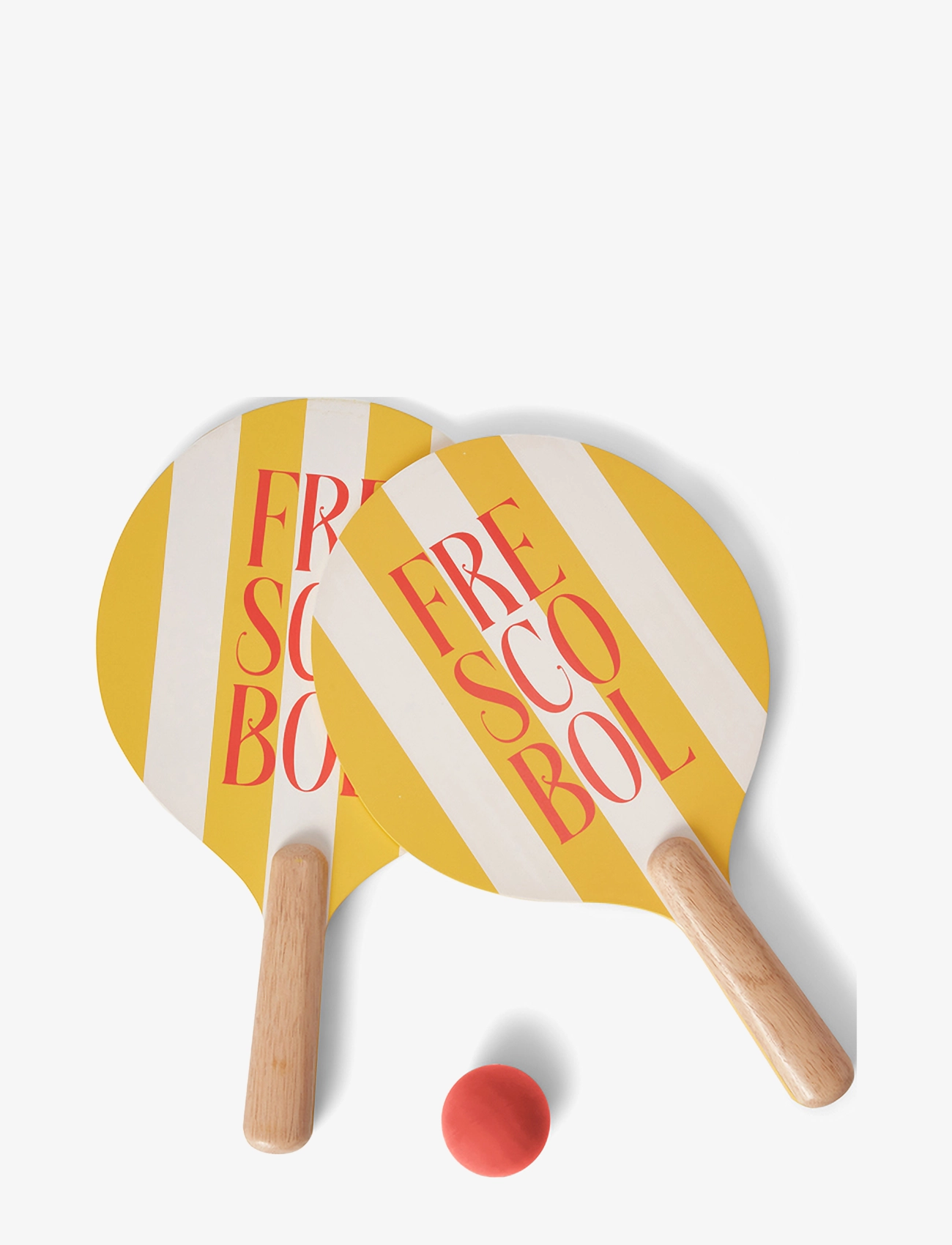 PRINTWORKS Beach Tennis Frescobol, 41.0X 7.0X 25.0 cm, Puzzles & Games, Gelb - Homeware
