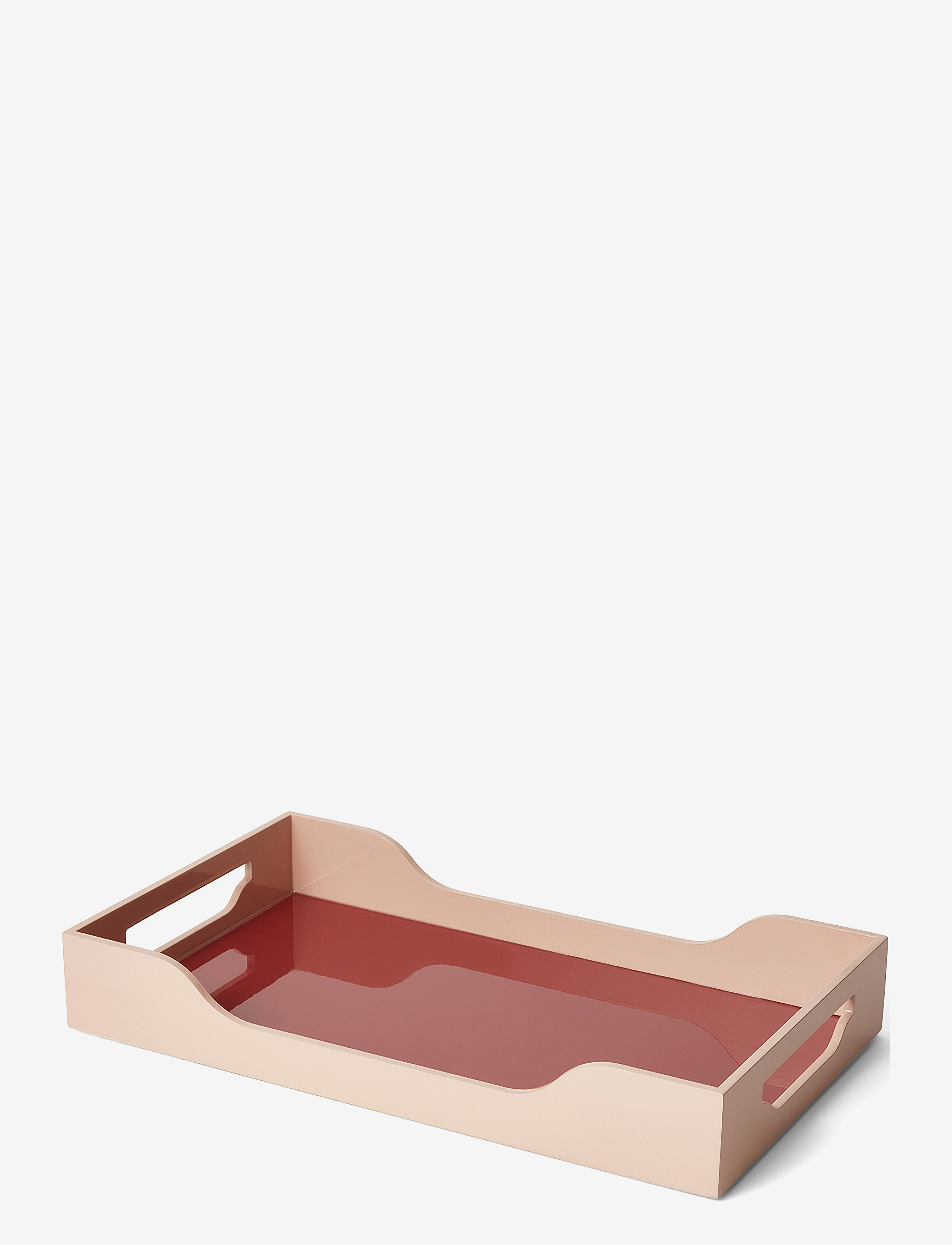 PRINTWORKS Lacquered Tray Swell, Bakke, Pink, Str: 20X 5X 34CM