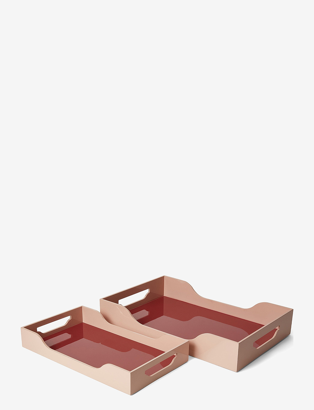 PRINTWORKS - Lacquered Tray - Swell - sõbrapäeva kingitused - maroon/pink - 2