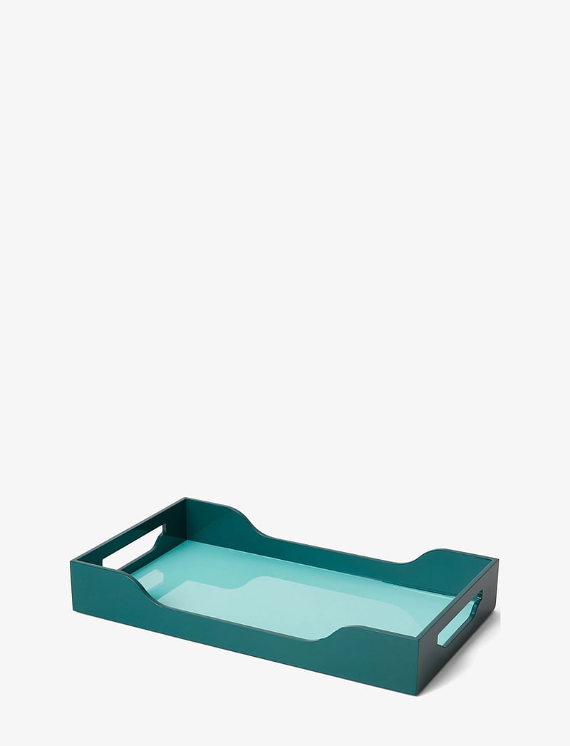 PRINTWORKS - Lacquered Tray - Swell - valentinstaggeschenke - turquoise/green - 1