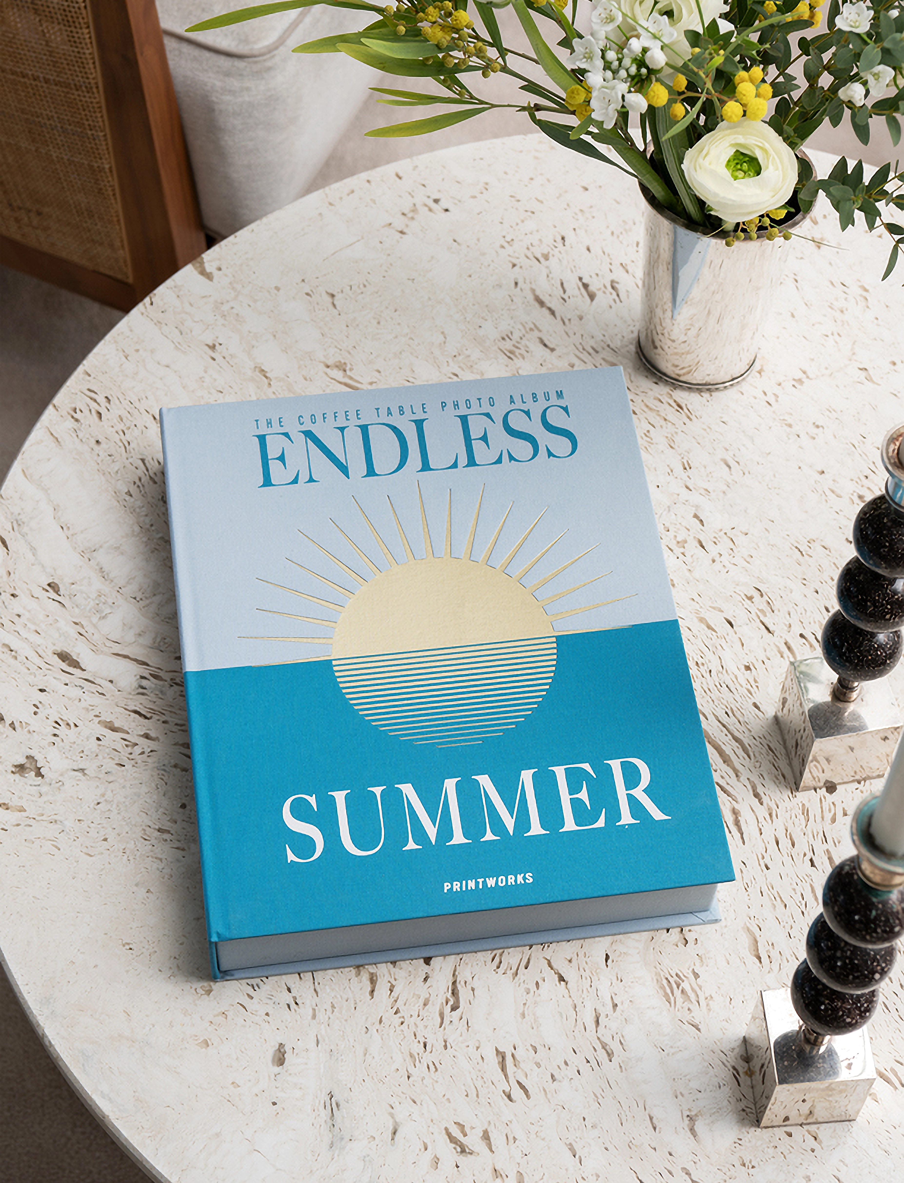PRINTWORKS Photo Album Endless Summer, 27.0X 5.0X 33.0 cm, Decoration, Blau - Albums, Homeware