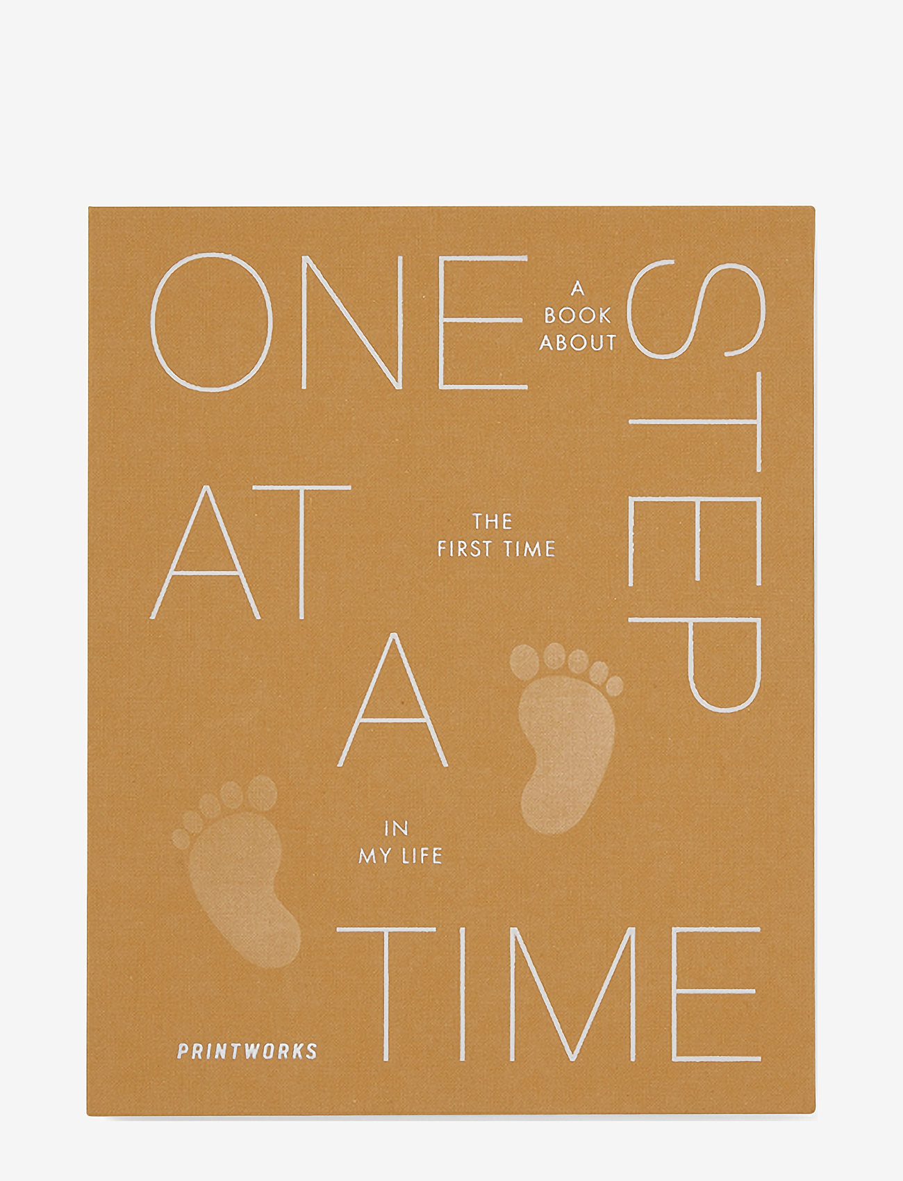 PRINTWORKS - One Step at a Time - A Book About the First Time in My Life - coffee table books - yellow/beige - 2