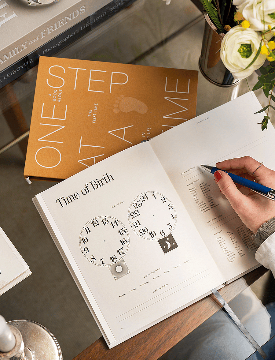 PRINTWORKS - One Step at a Time - A Book About the First Time in My Life - coffee table bücher - yellow/beige - 0