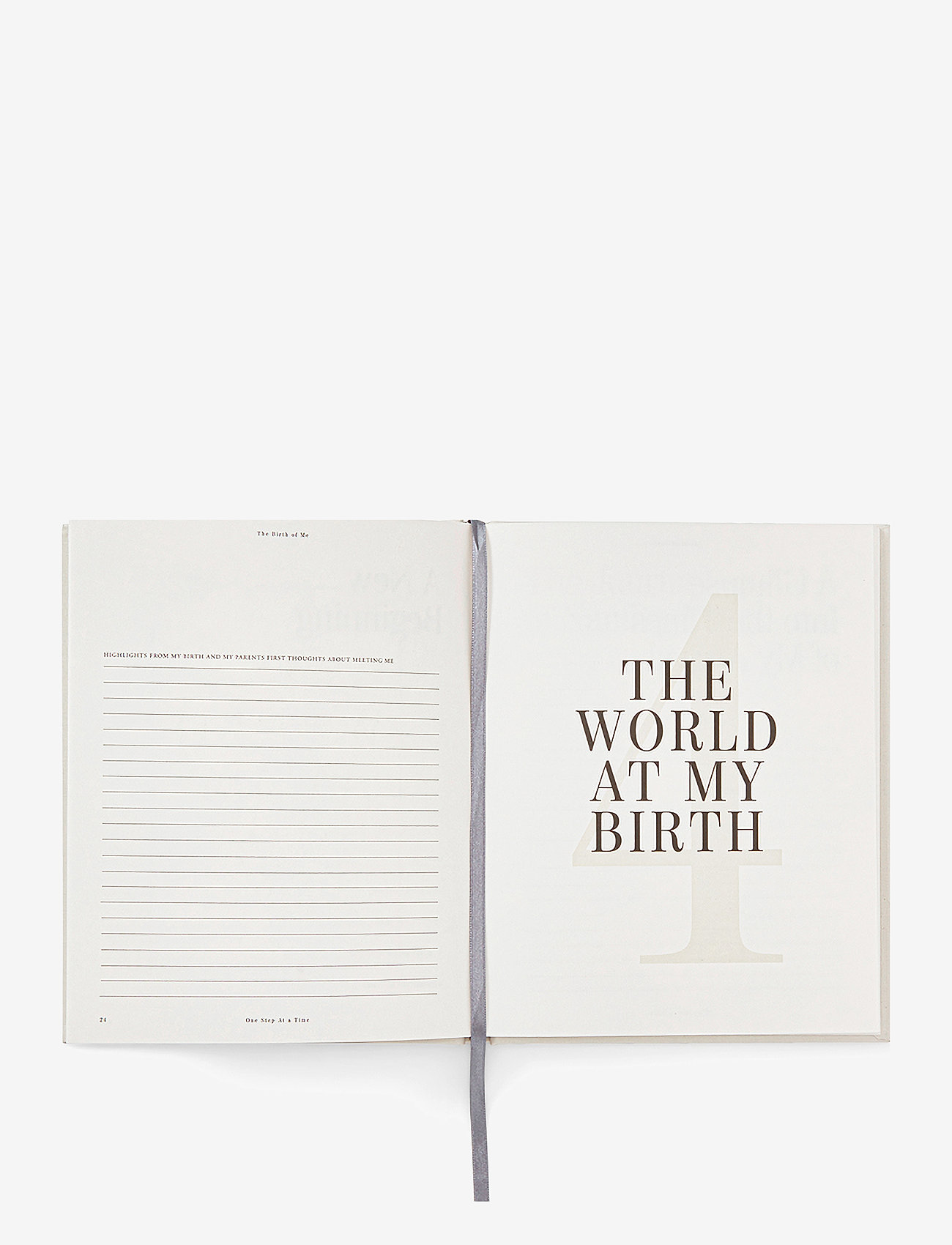PRINTWORKS - One Step at a Time - A Book About the First Time in My Life - coffee table books - yellow/beige - 5