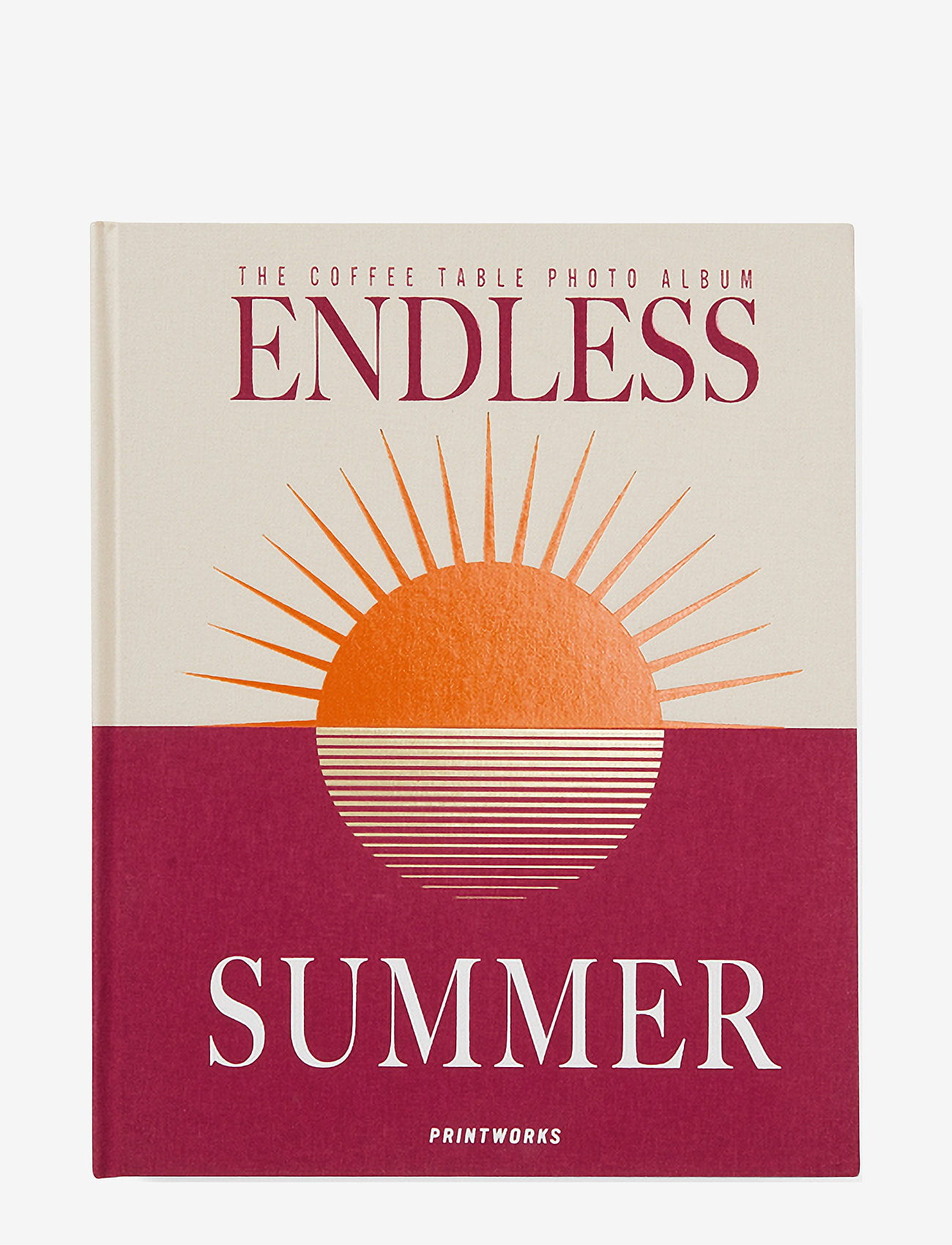 PRINTWORKS - Photo Album - Endless Summer - osta hinnan perusteella - maroon/beige - 1