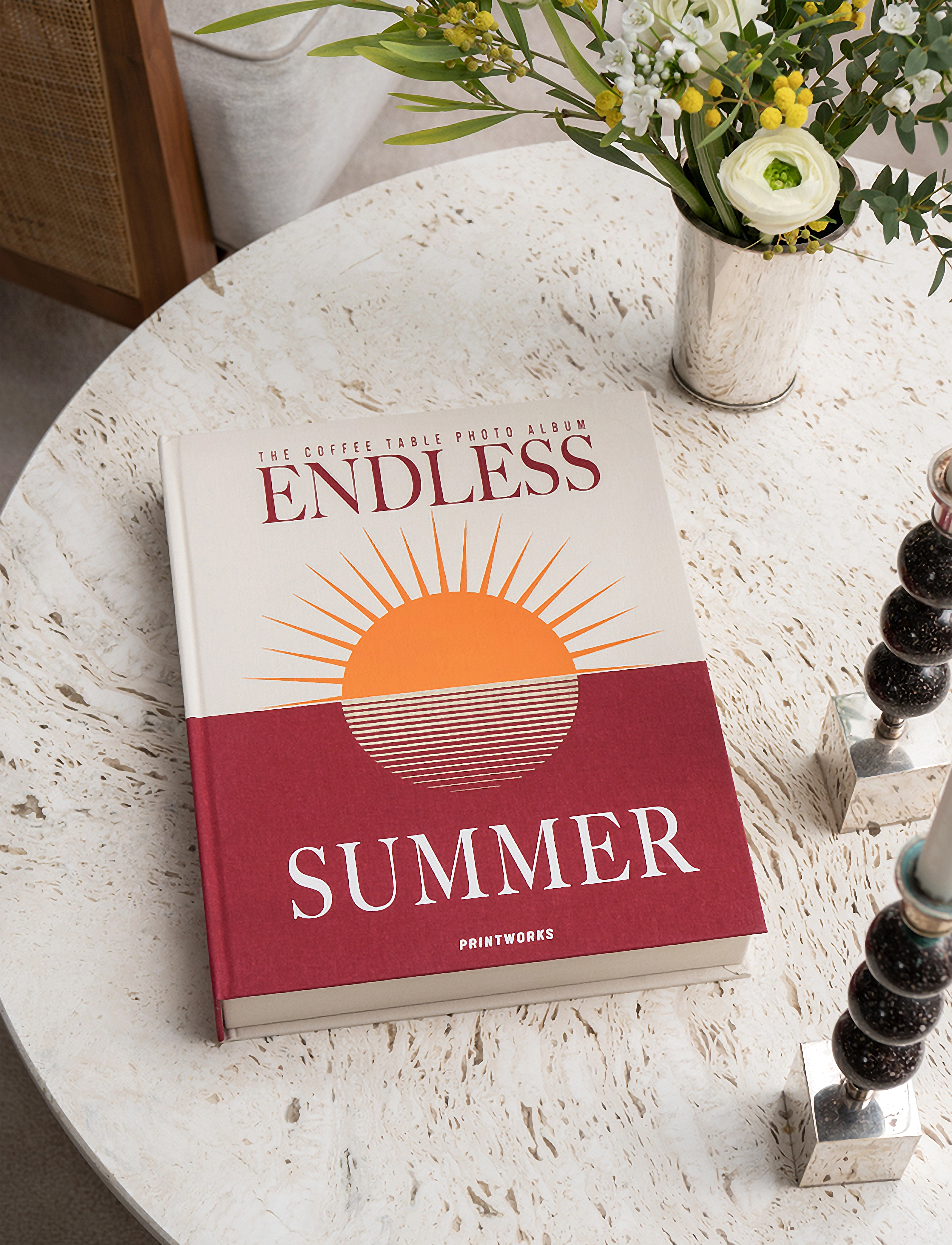 PRINTWORKS Photo Album Endless Summer, 27.0X 5.0X 33.0 cm, Decoration, Rot - Albums, Homeware