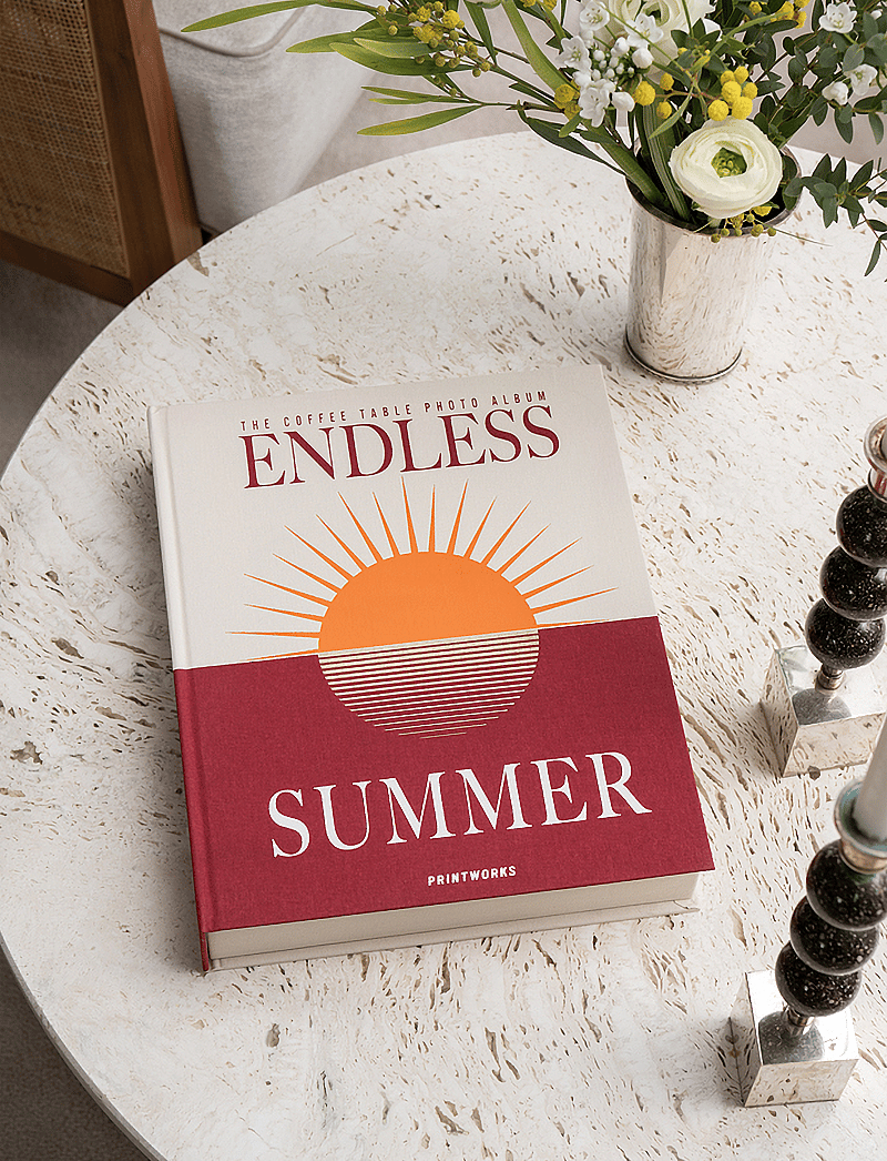 PRINTWORKS - Photo Album - Endless Summer - fotoalbumid - maroon/beige - 0