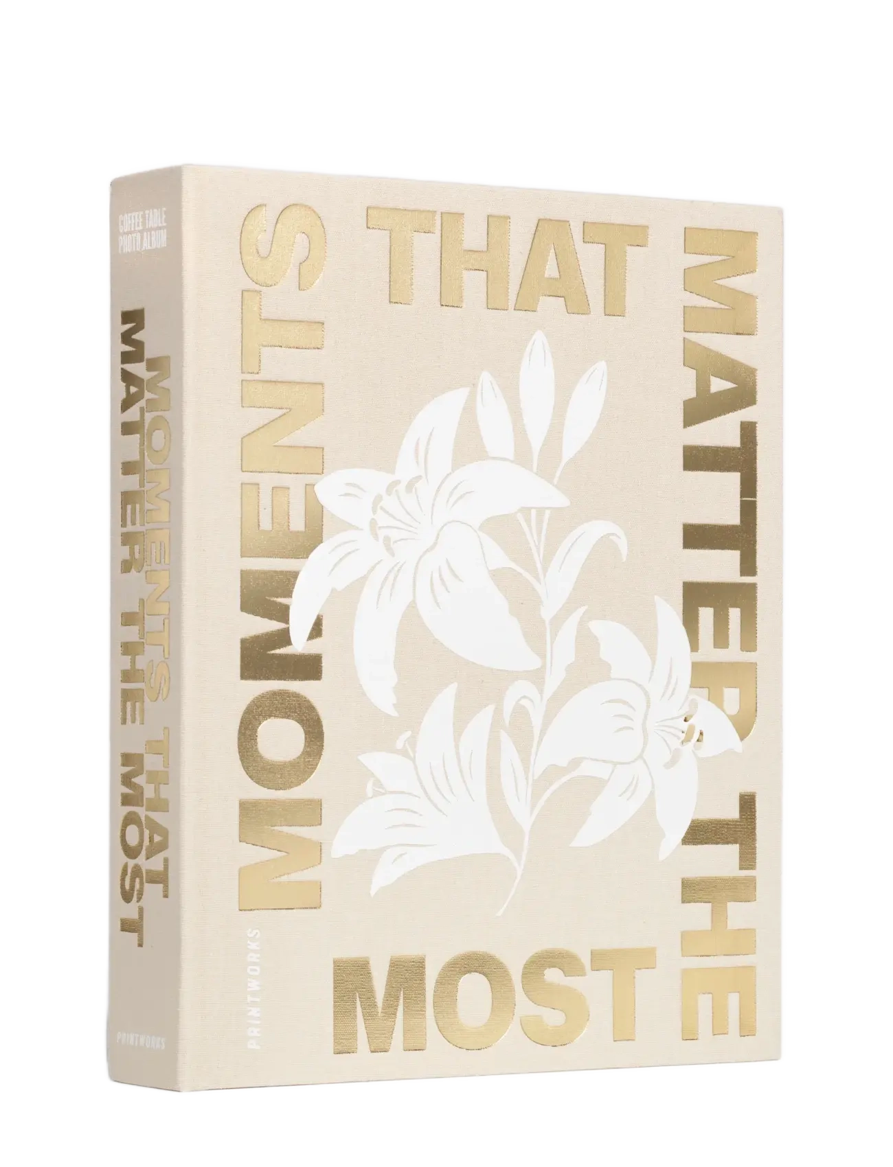 PRINTWORKS Photo Album Moments That Matters The Most, Beige, Photo Albums, Beige, Str: ONE SIZE