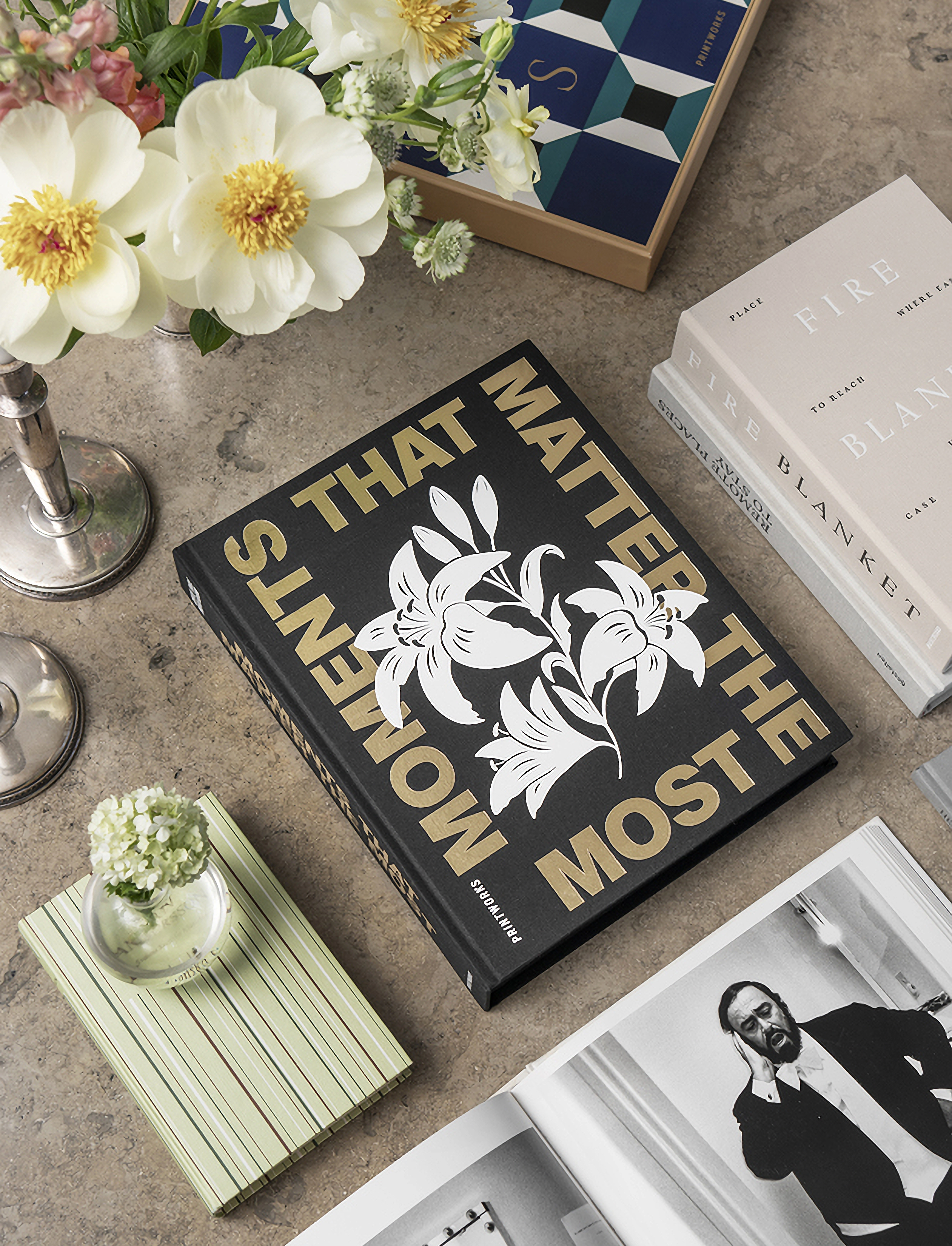 PRINTWORKS Photo Album Moments That Matters The Most, 27.0X 5.0X 33.0 cm, Decoration, Schwarz - Albums, Homeware