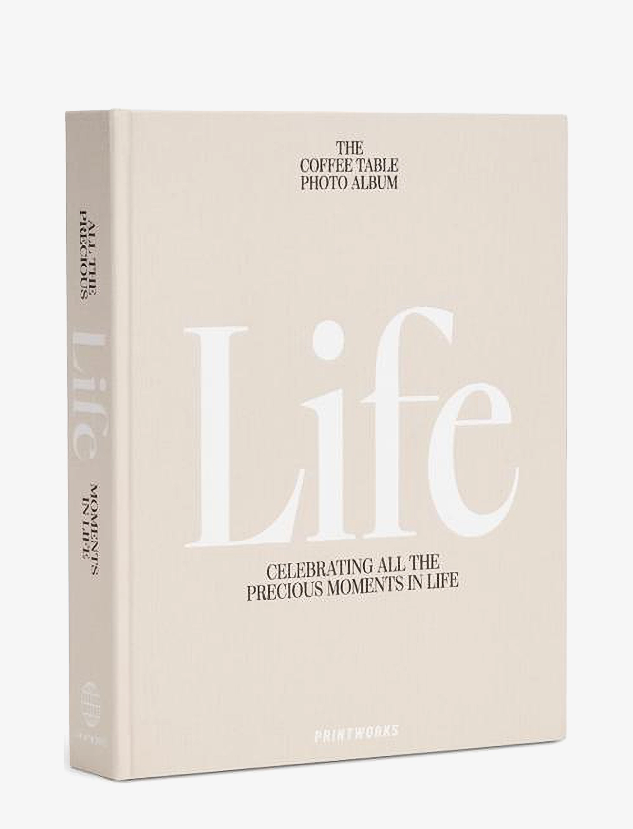 PRINTWORKS Photo Album Life, Photo Albums, Beige, Str: 27.0X 5.0X 33.0CM